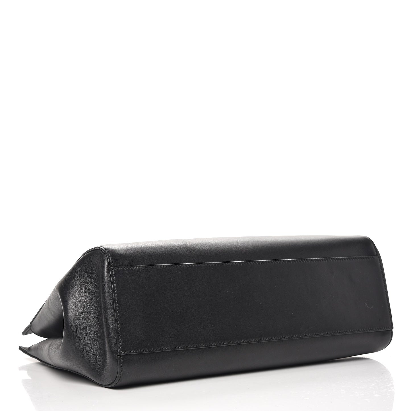 Nappa Bamboo Medium Nymphaea Top Handle Bag Black