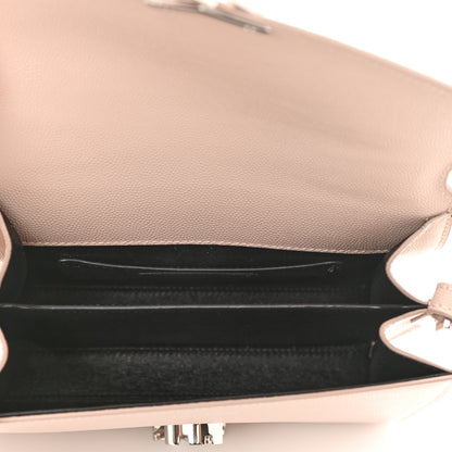 Saint Laurent Grain de Poudre Mini Classic Monogram Cassandra Top Handle Marble Pink 5 of 9
