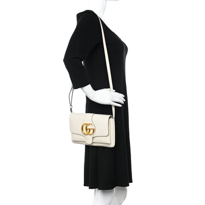Gucci Calfskin Small Arli Flap Shoulder Bag Mystic White 2 of 9