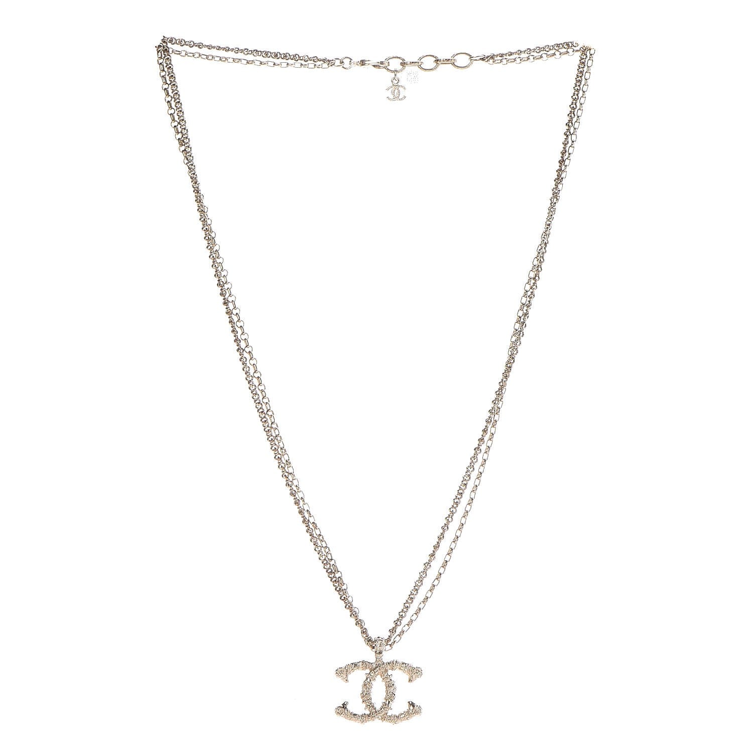 Chanel Chain Sheep CC Necklace Gold 3 of 6