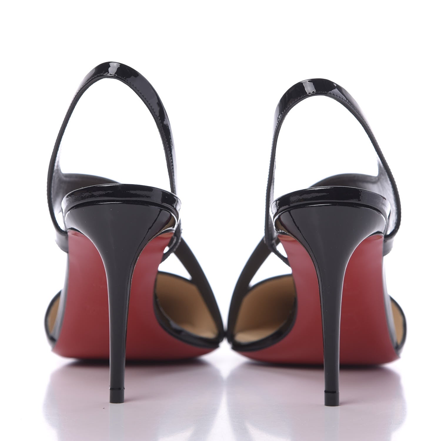 Christian Louboutin Patent Brandina 85 Pumps 38.5 Black 6 of 8