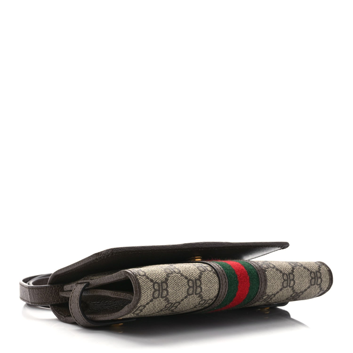 Gucci X BALENCIAGA BB Supreme Monogram Web Ophidia Crossbody Wallet Beige New Acero 4 of 8