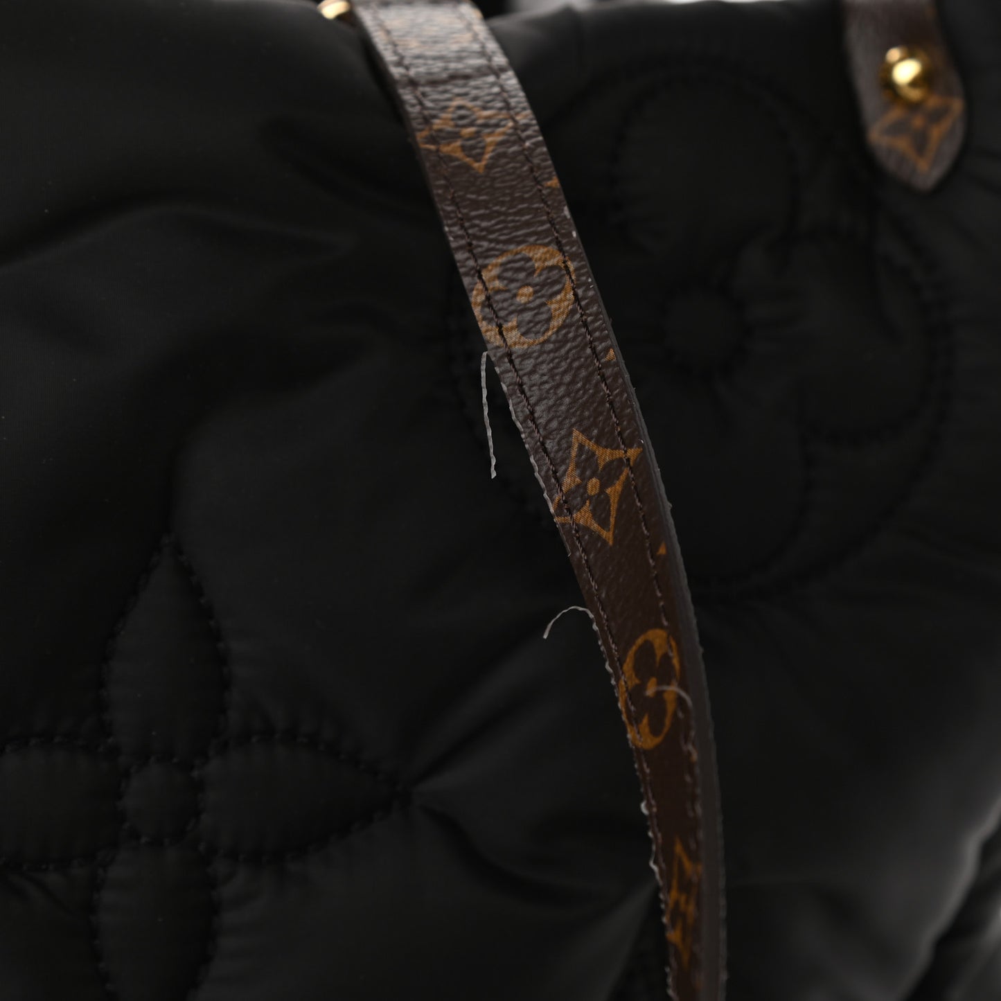 Econyl Monogram Pillow Giant Onthego GM Black