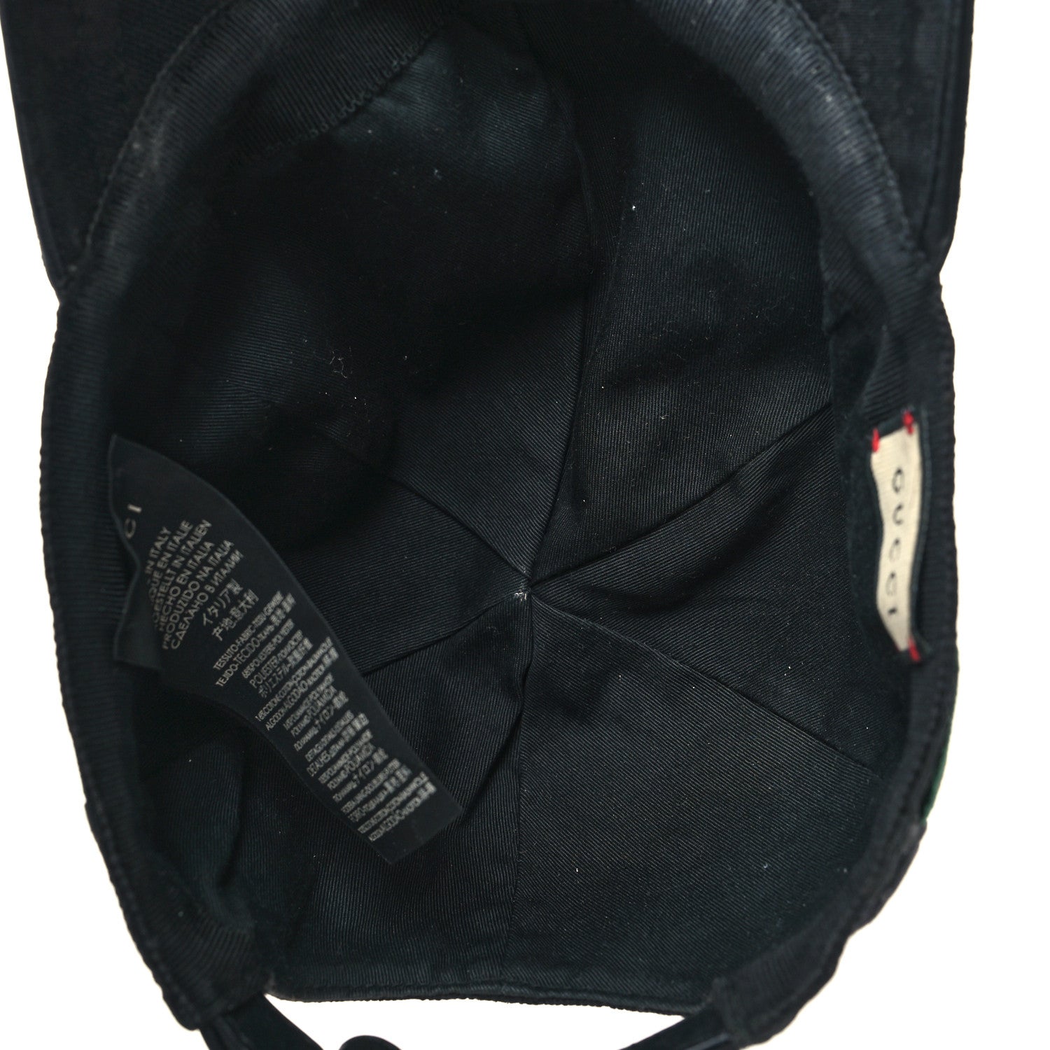 Gucci Monogram Web Baseball Hat S Black 6 of 8