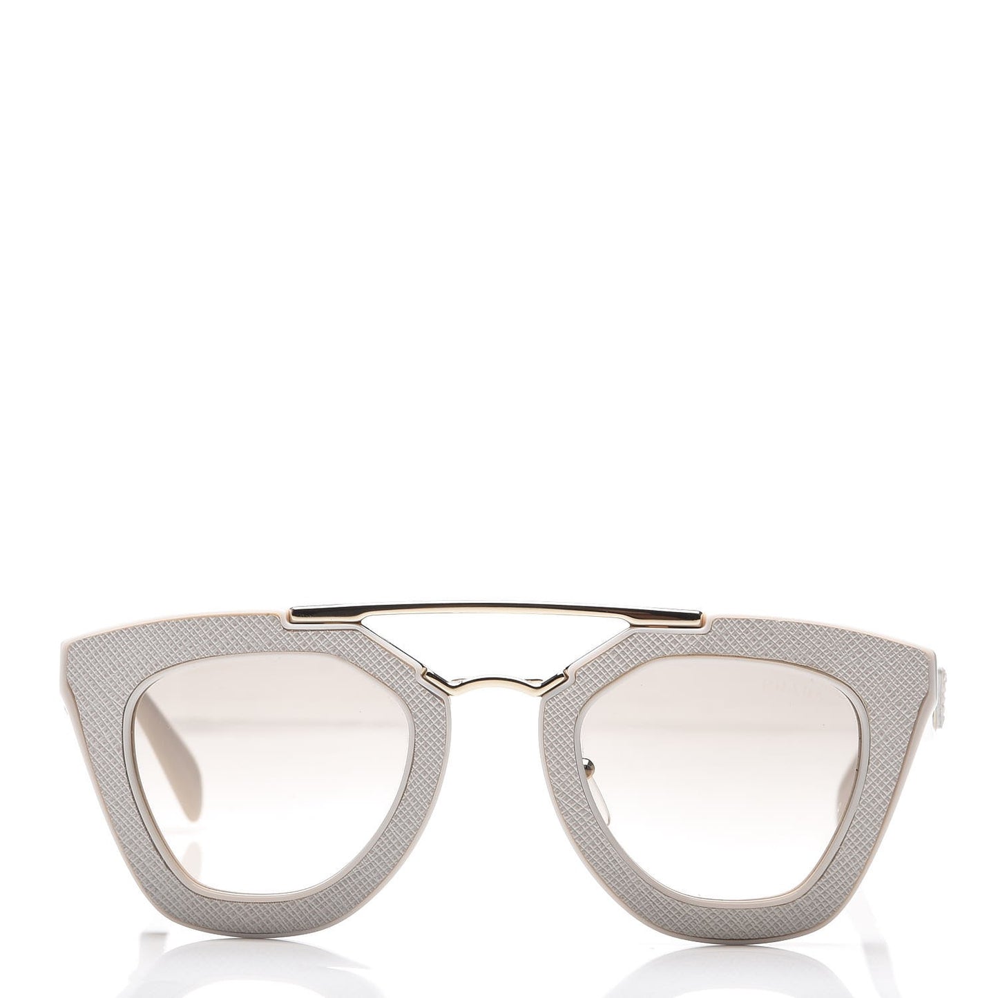 Saffiano Cinema Sunglasses SPR14S White
