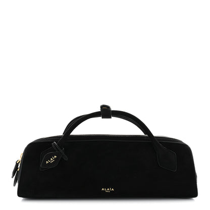 Alaia Suede Goatskin Le Teckel Clutch Black 1 of 11