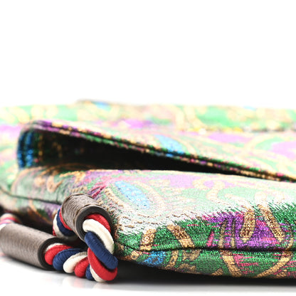 Gucci Brocade Animalier Bow Drawstring Backpack Multicolor 9 of 10