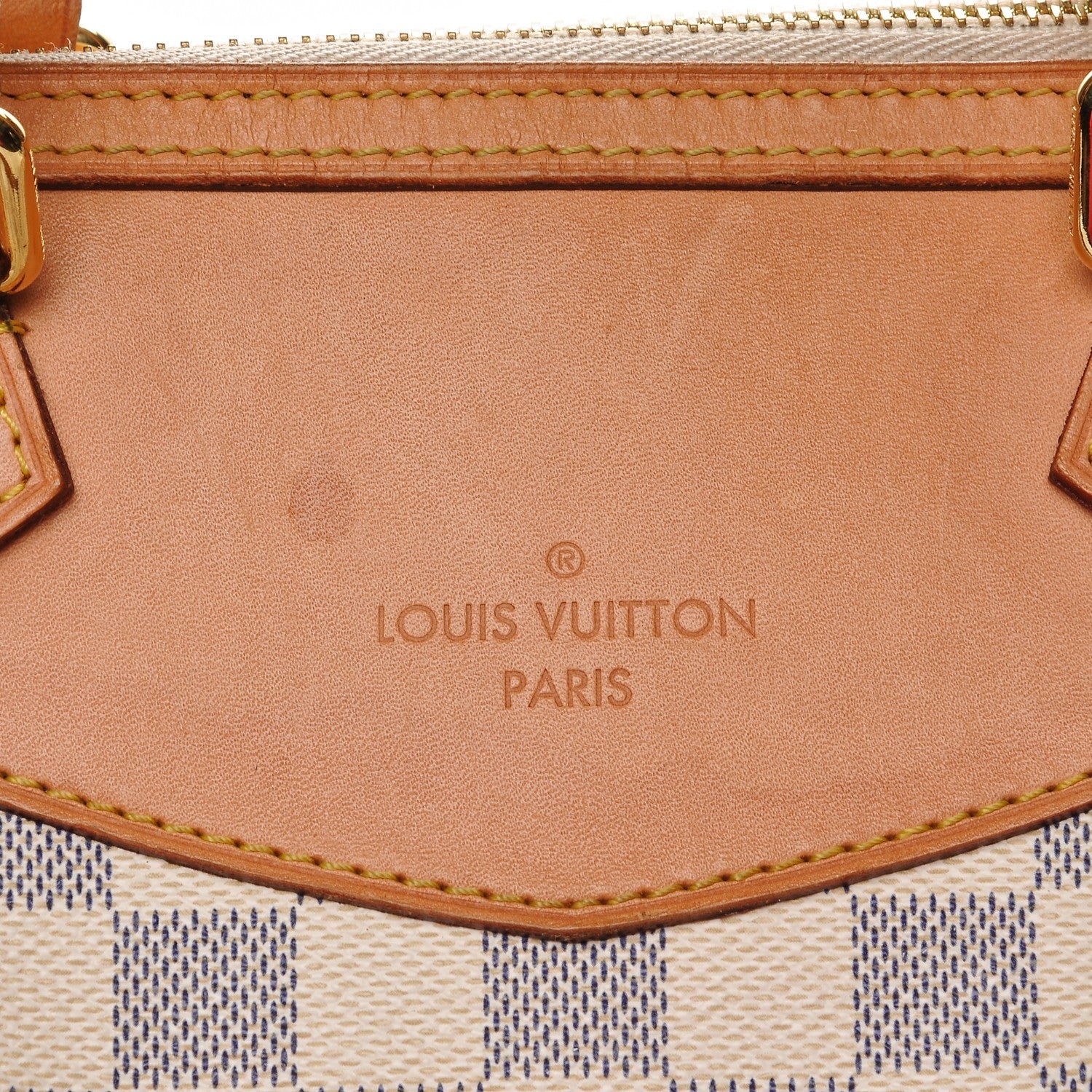 Louis Vuitton Damier Azur Siracusa GM 5 of 10