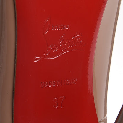 Christian Louboutin Patent So Kate 120 Pumps 37 Nude 6 of 10