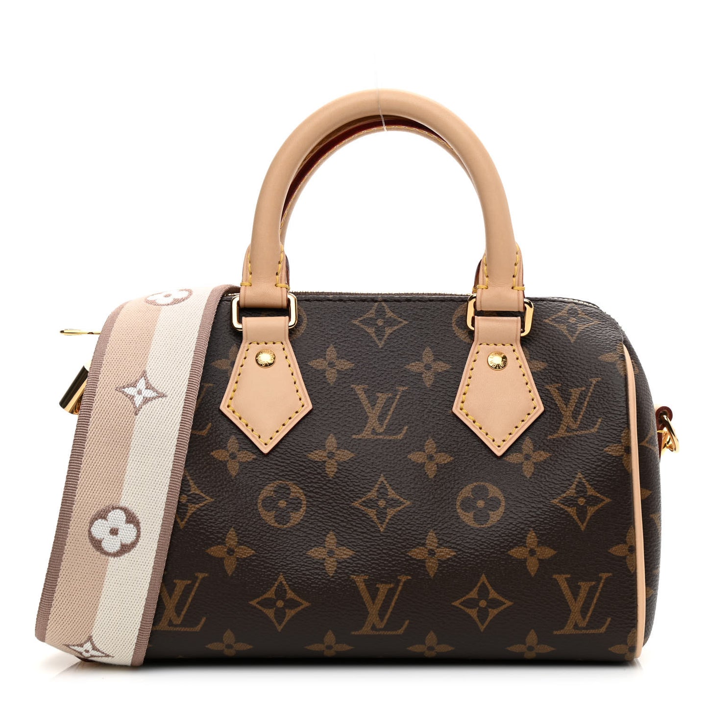 Monogram Speedy Bandouliere 20 Beige