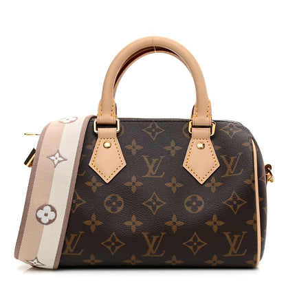 Louis Vuitton Monogram Speedy Bandouliere 20 Beige 1 of 8