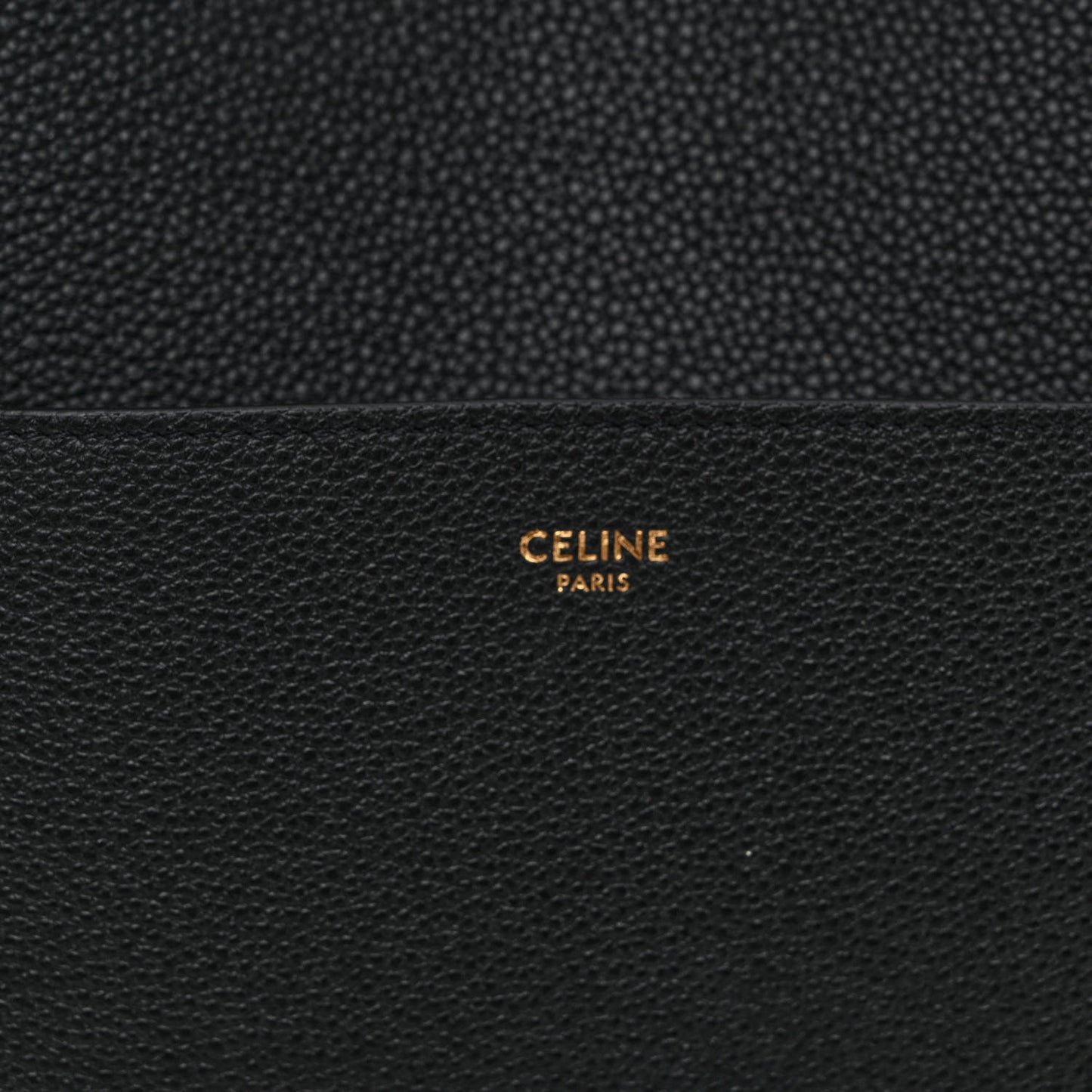 Soft Grained Calfskin Sangle Bucket Bag Black