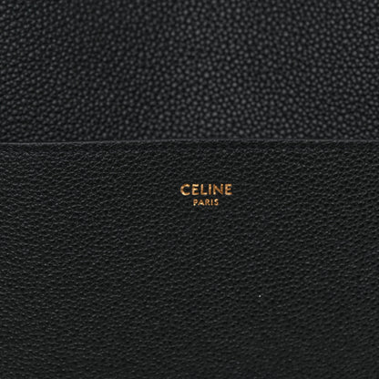 Celine Soft Grained Calfskin Sangle Bucket Bag Black 6 of 10
