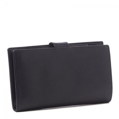 Chanel Caviar Timeless CC French Wallet Black 2 of 9