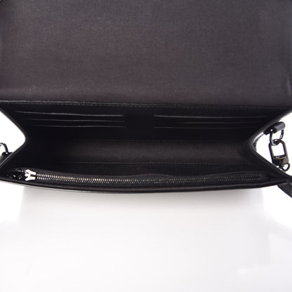 Louis Vuitton Vernis Rossmore MM Noir Magnetique 5 of 9