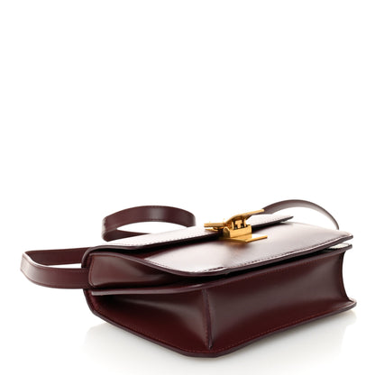 Celine Box Calfskin Teen Classic Box Flap Bag Burgundy 4 of 11