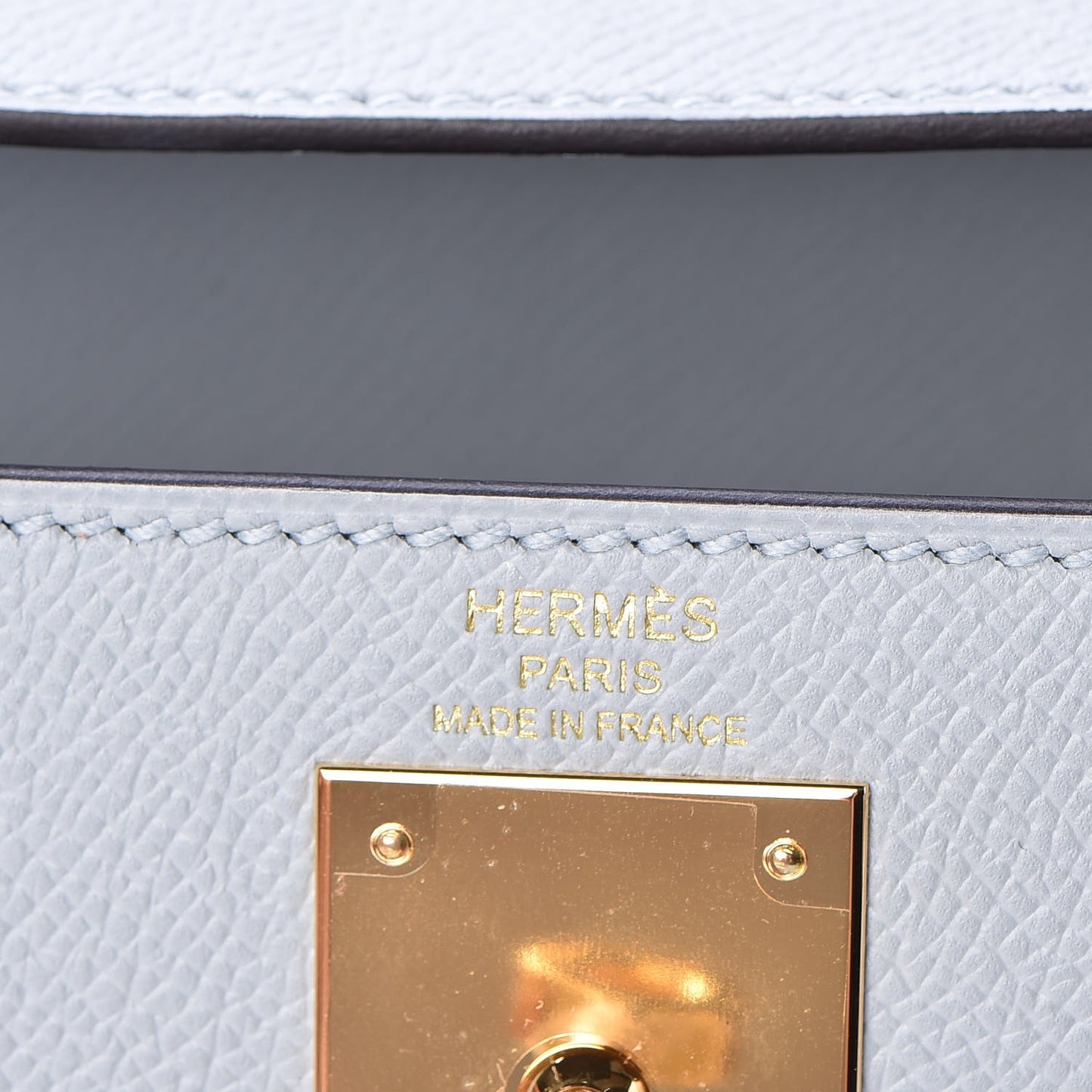 Epsom Kelly Sellier 28 Bleu Glacier