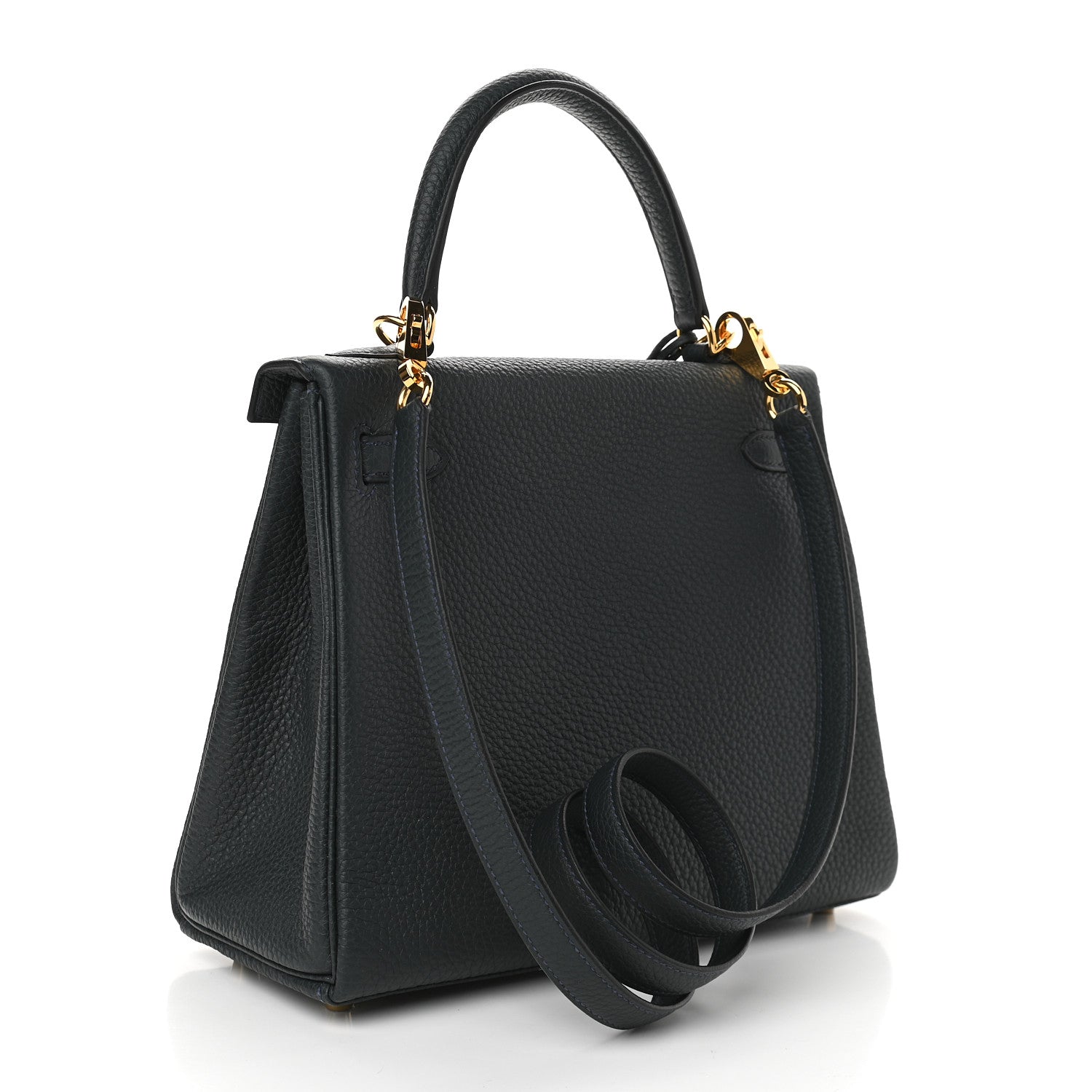 Hermes Togo Kelly Retourne 25 Vert Rousseau 3 of 11