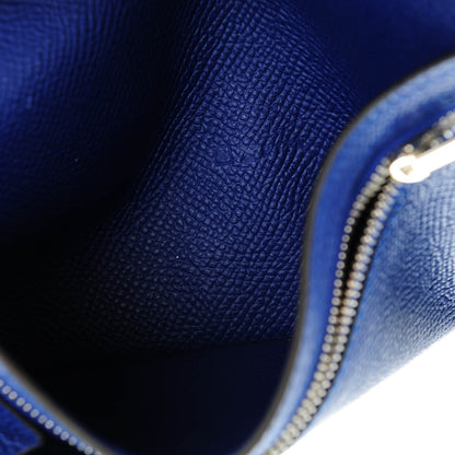 Hermes Epsom Bearn Gusset Wallet Bleu Saphir 10 of 10