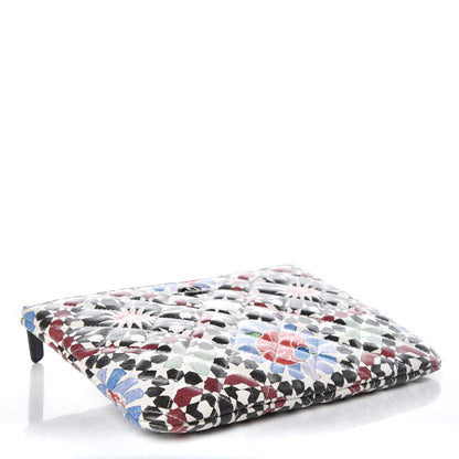 Chanel Glazed Lambskin Quilted Medium Paris Dubai Cosmetic Case Multicolor 4 of 7
