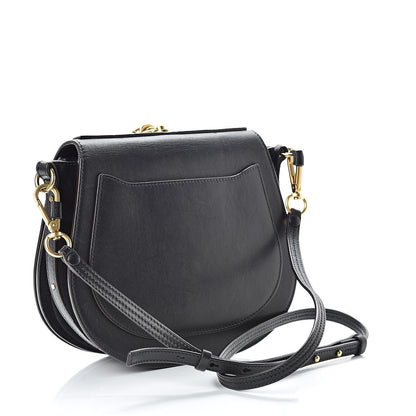 Chloe Calfskin Suede Medium Nile Bracelet Bag Black 3 of 16