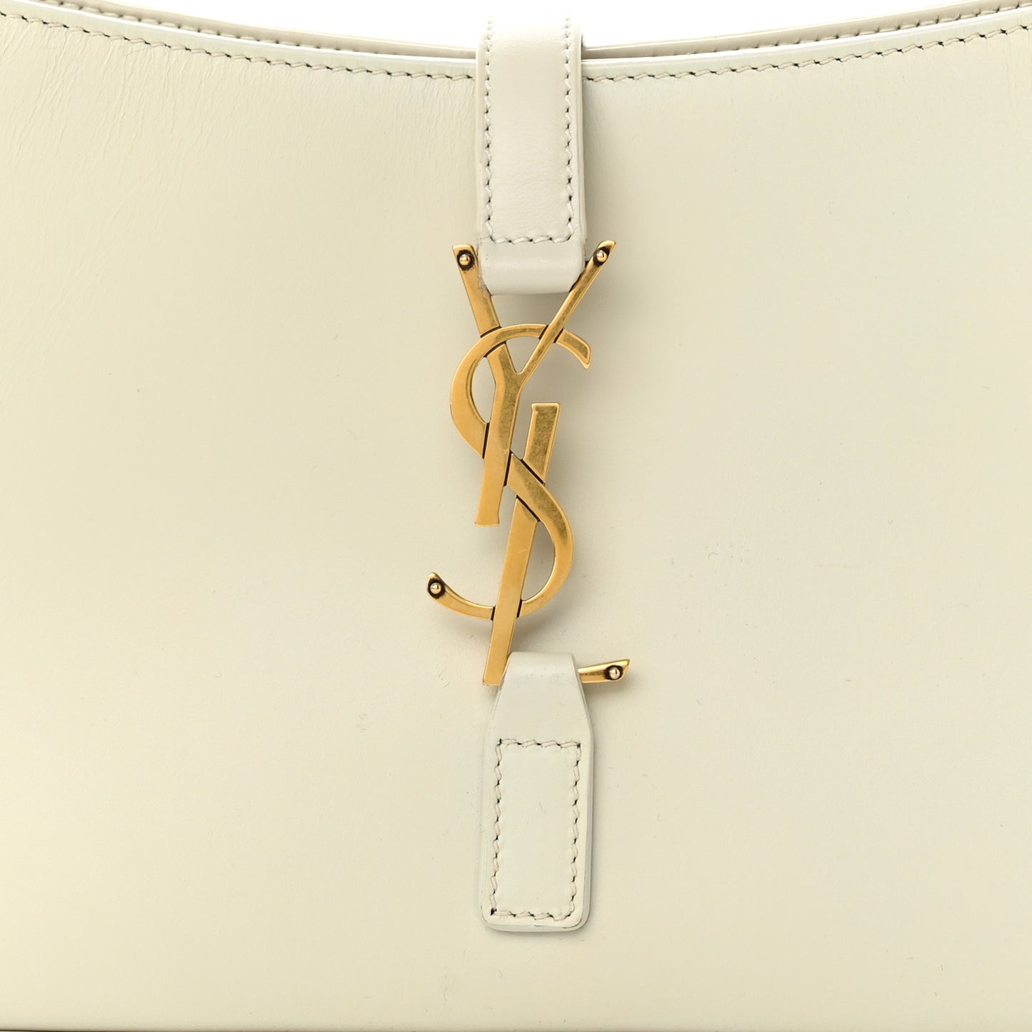 Smooth Calfskin Le 5 A 7 Hobo Blanc Vintage