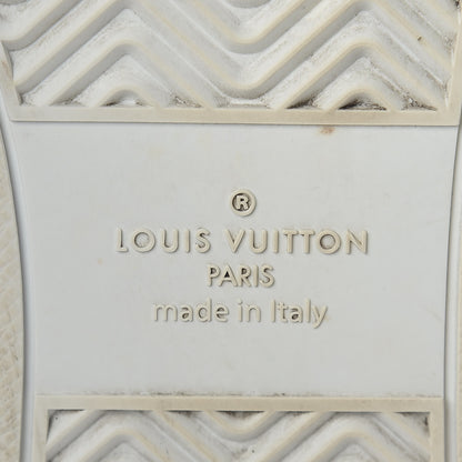 Louis Vuitton Calfskin Monogram Rivoli High Top Sneakers 10 White 8 of 22