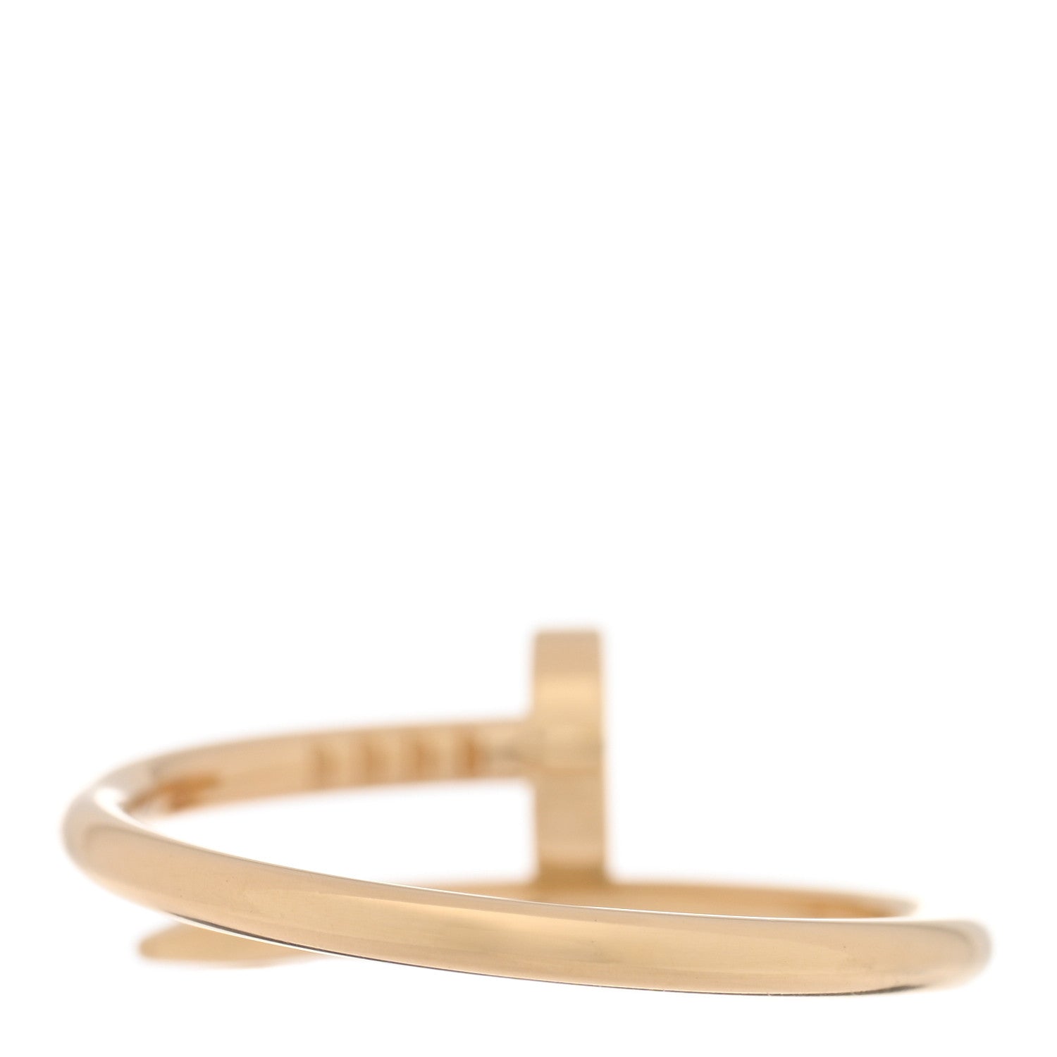 Cartier 18K Yellow Gold Small Juste Un Clou Ring 55/7.25 3 of 5