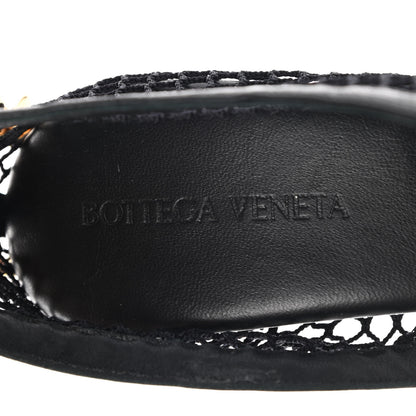 Bottega Veneta Mesh Nappa Chunky Chain Sandals 38 Black 7 of 10