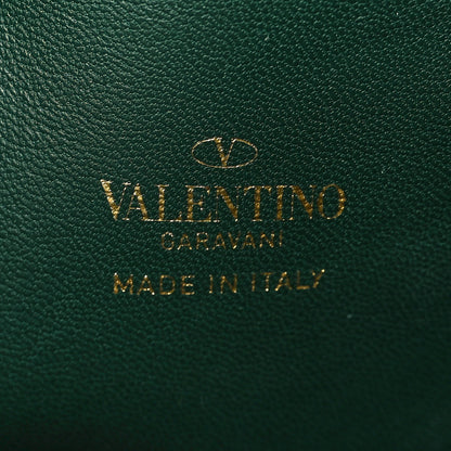 Valentino Garavani Nappa Mini VLogo Signature Chain Bucket Bag English Green 5 of 5