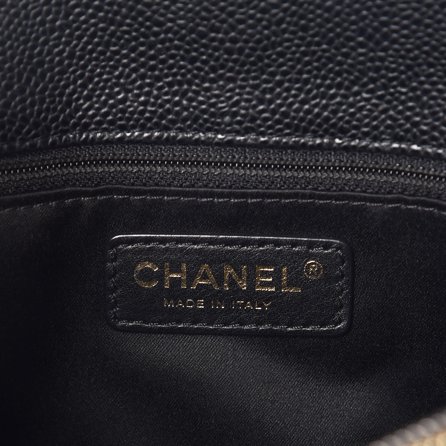 Chanel Caviar Quilted Grand Shopping Tote GST Black 6 of 13