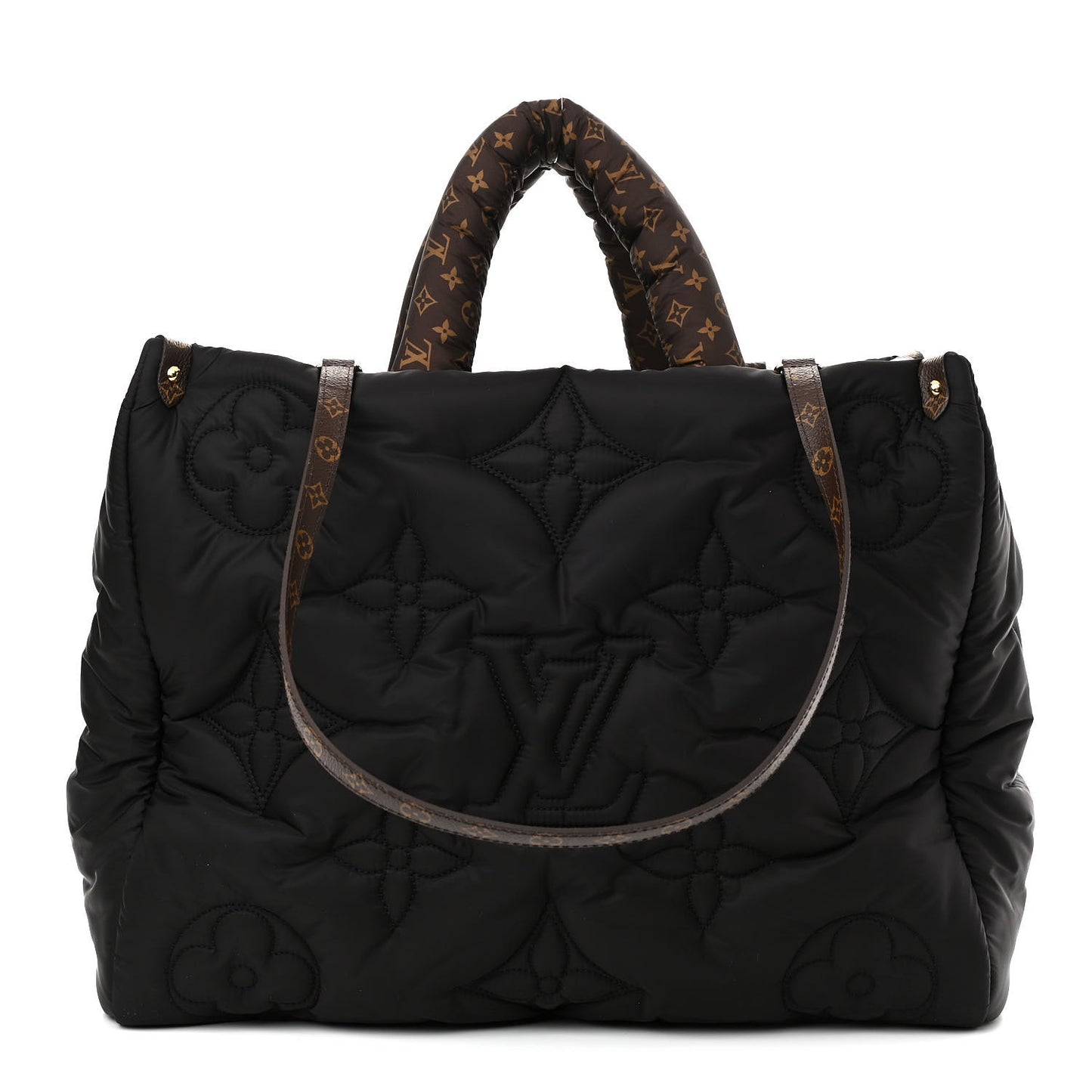 Econyl Monogram Pillow Giant Onthego GM Black