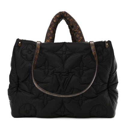 Louis Vuitton Econyl Monogram Pillow Giant Onthego GM Black 1 of 9