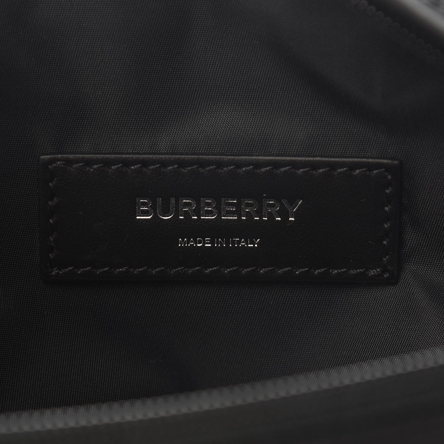 Econyl Logo Flat Sonny Bum Bag Black