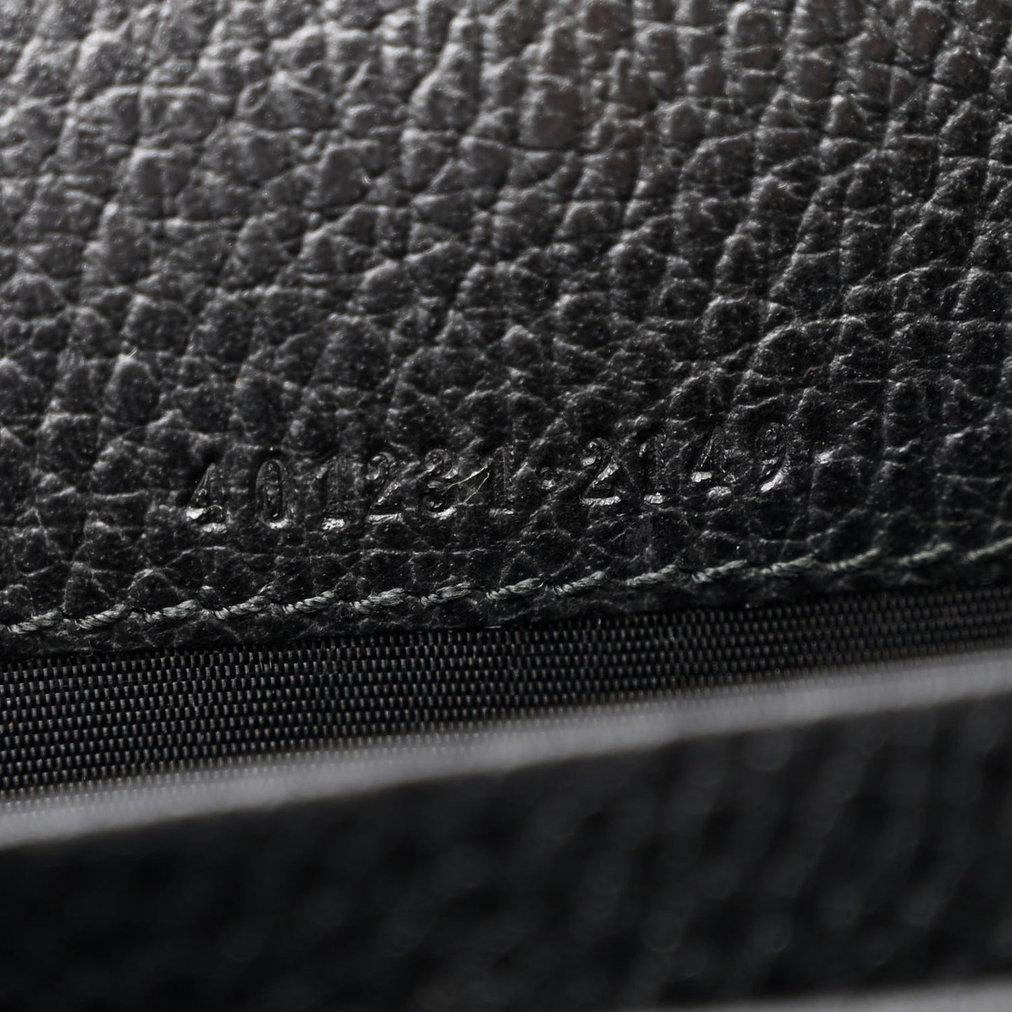 Calfskin Mini Dionysus Chain Wallet Black