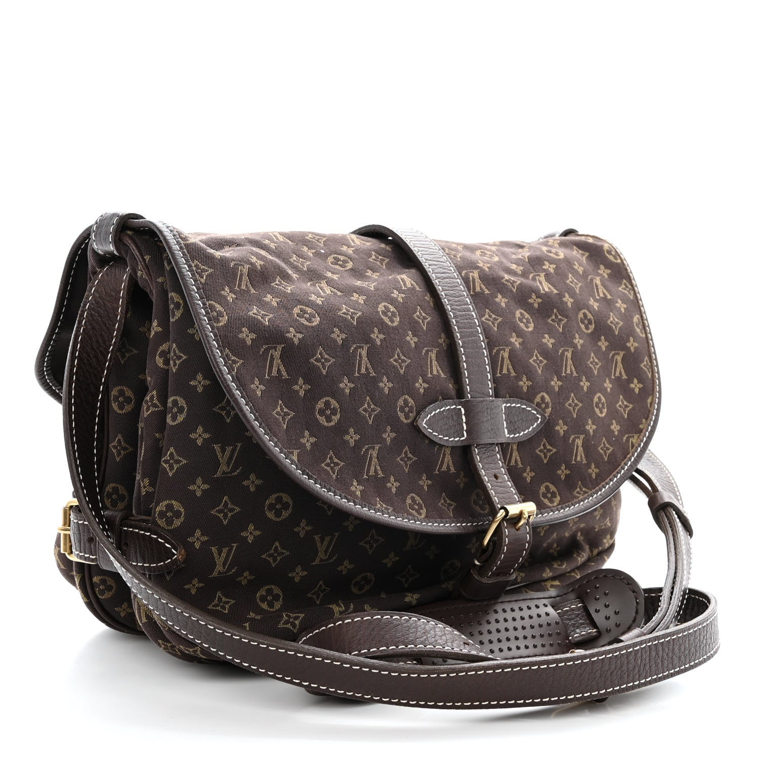 Louis Vuitton Monogram Mini Lin Saumur Ebene 3 of 11