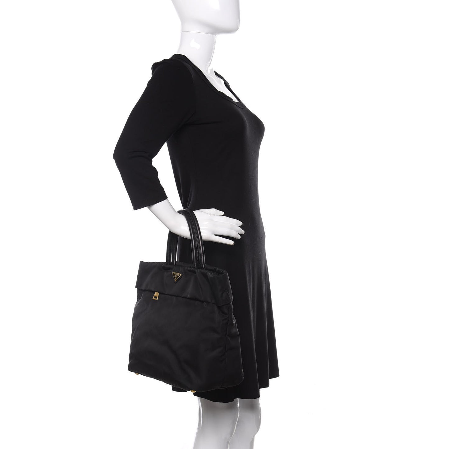 Tessuto Nylon Tote Black