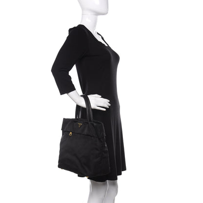 Prada Tessuto Nylon Tote Black 2 of 10