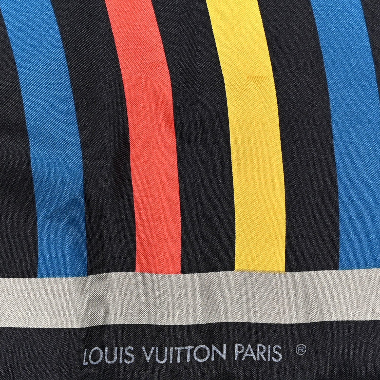 Louis Vuitton Silk Stripes Scarf Multicolor 4 of 8