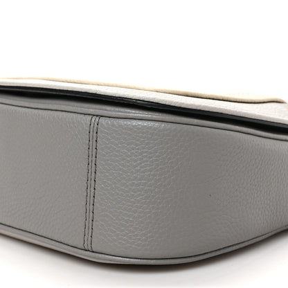 Marc Jacobs Calfskin Empire City Messenger Crossbody Ghost Grey Multicolor 8 of 9