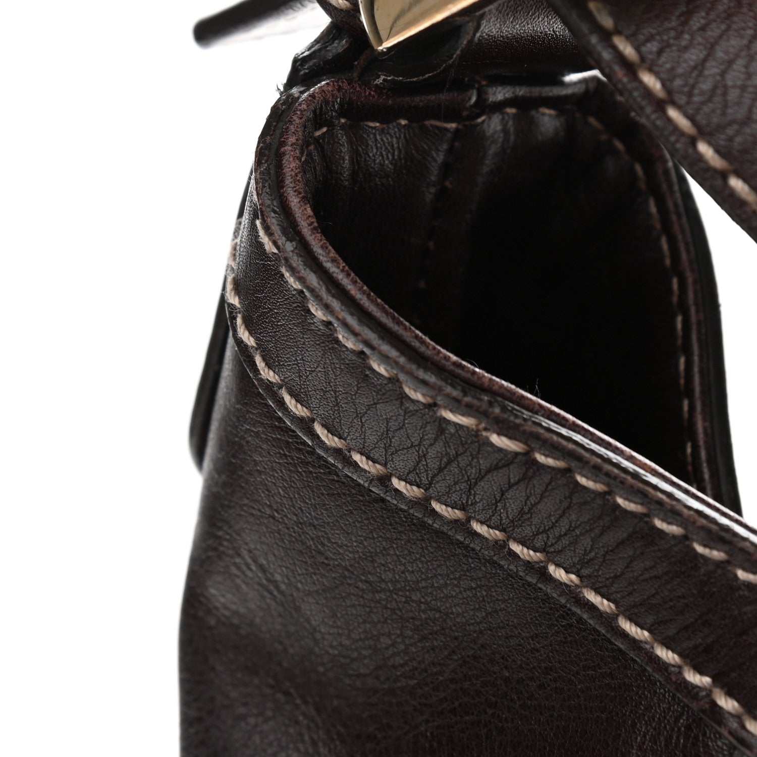 Gucci Calfskin Medium Britt Hobo Dark Brown 16 of 17