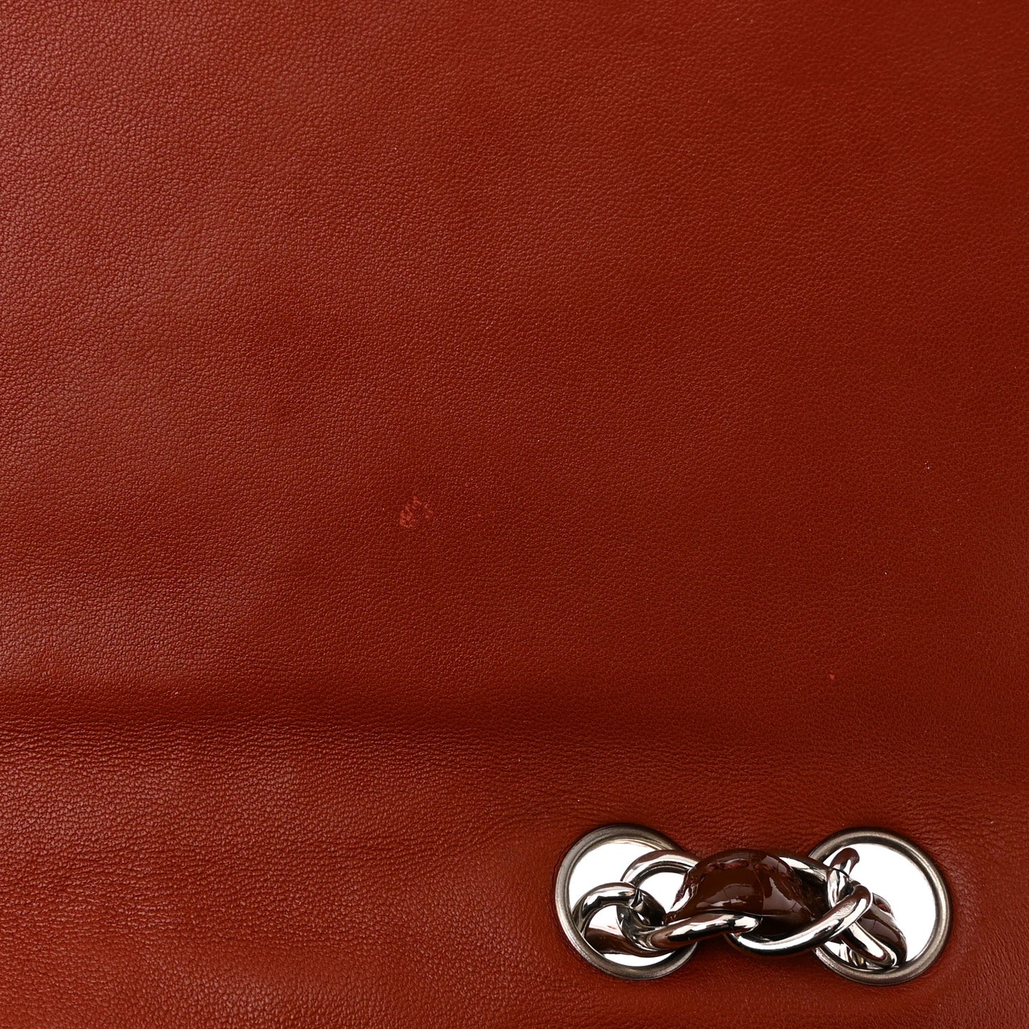 Patent Jumbo Single Flap Bordeaux