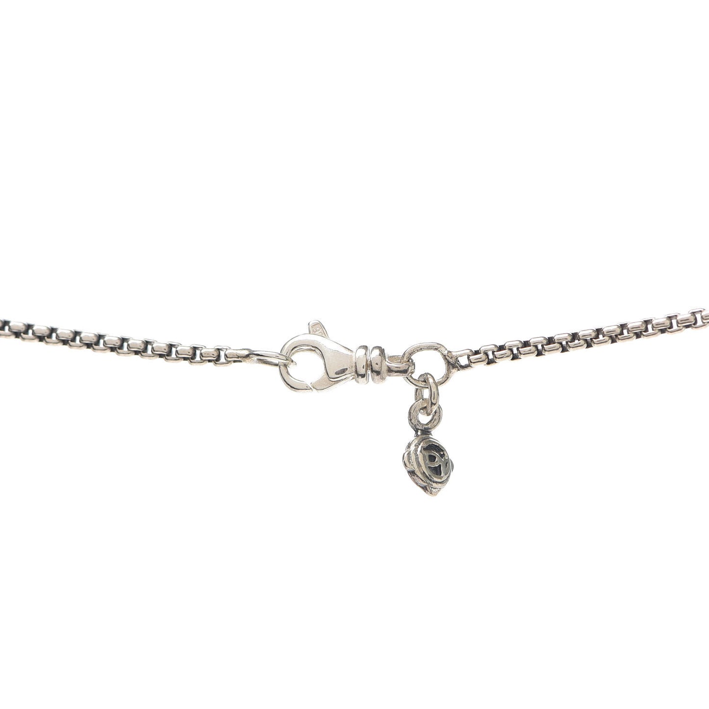 Sterling Silver 18K Yellow Gold 30mm Cable Disc Necklace