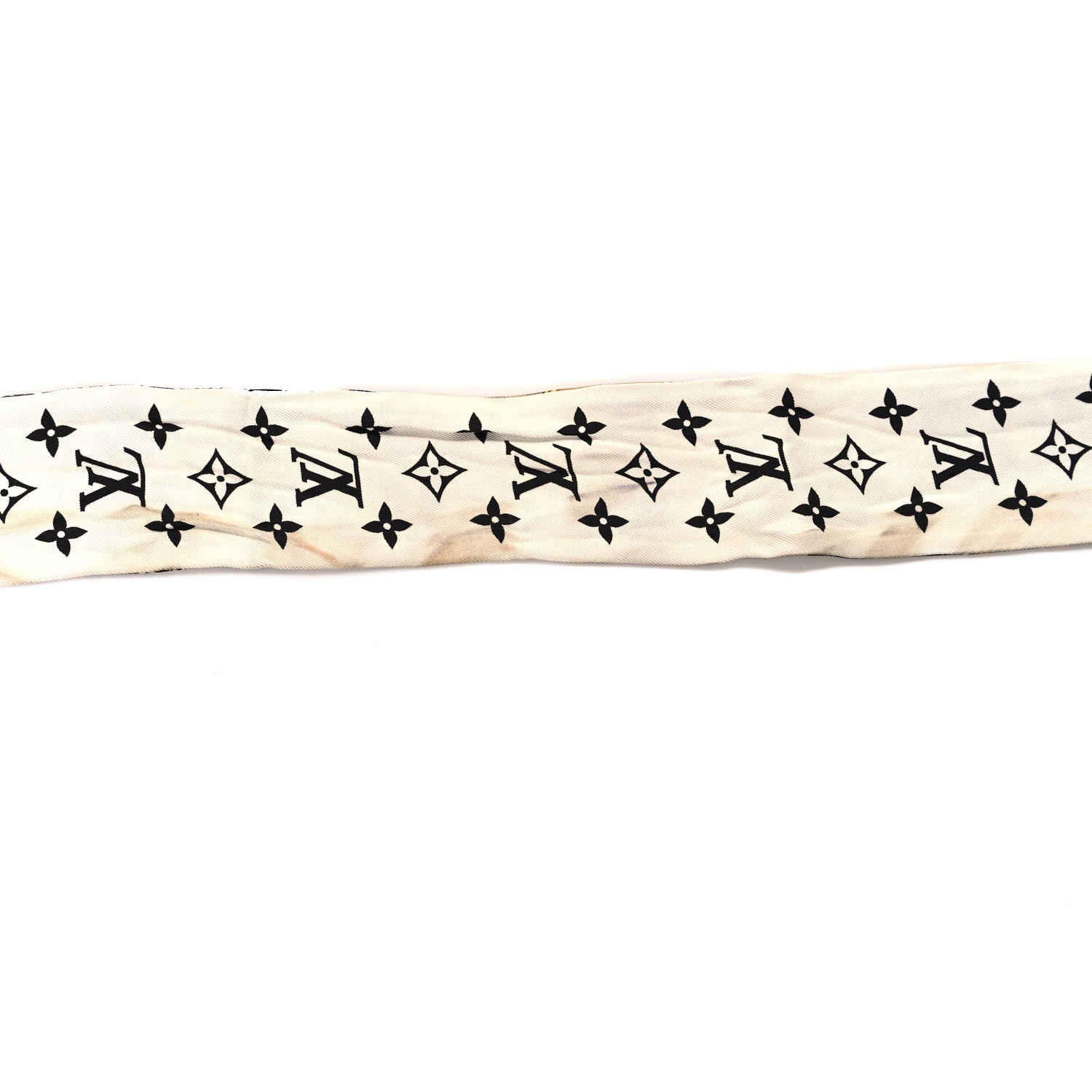 Louis Vuitton Silk Monogram Let's Go BB Bandeau Black 4 of 5