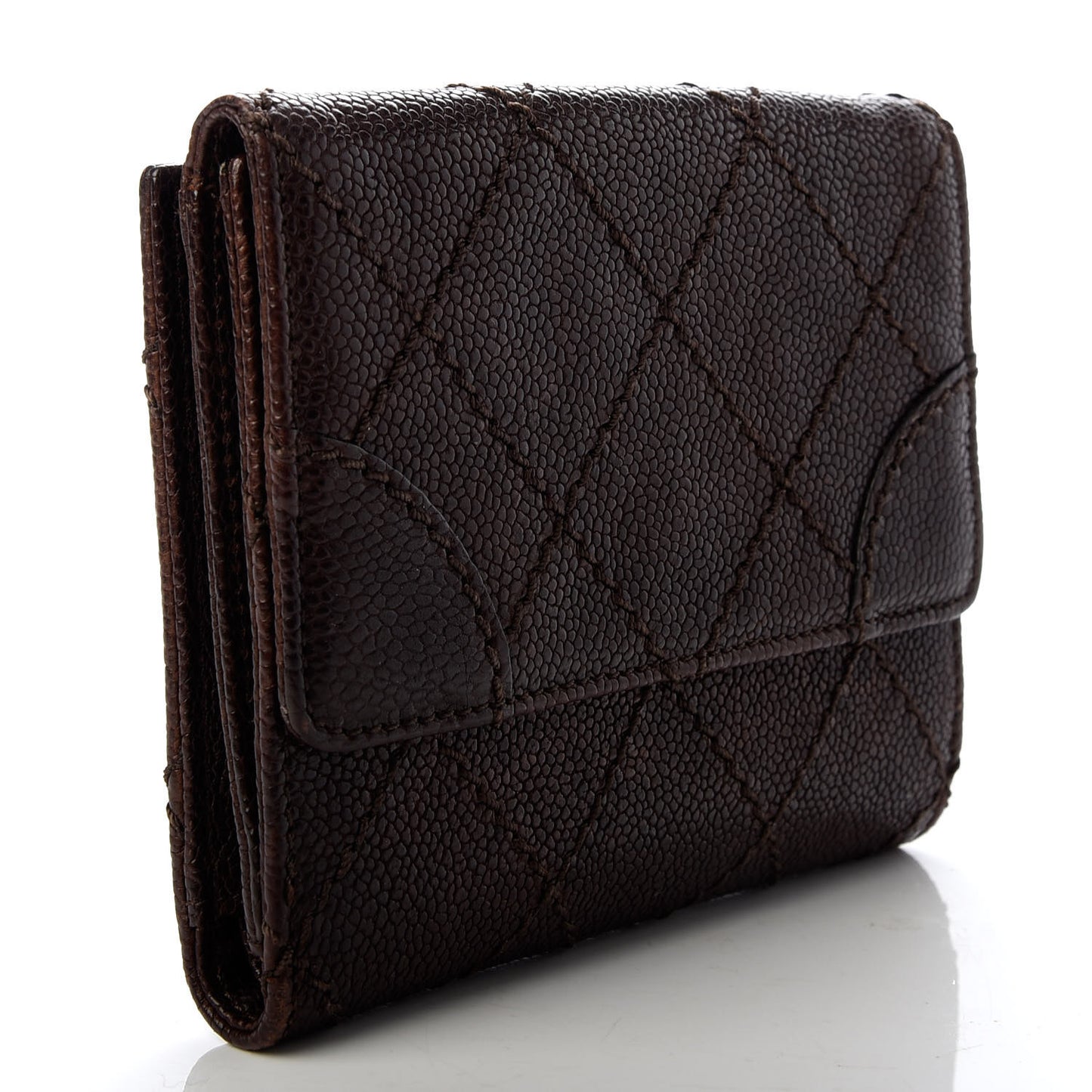 Caviar Wallet Dark Brown