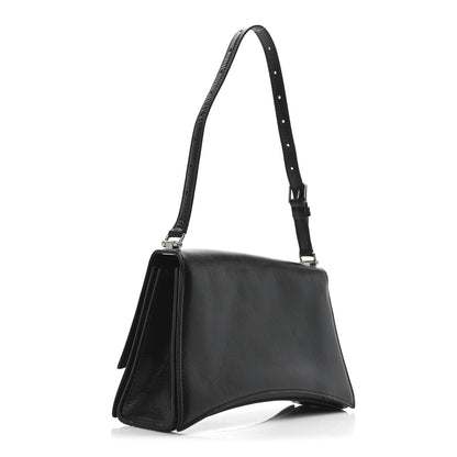 Balenciaga Paper Calfskin Small Crush Sling Bag Black 3 of 9