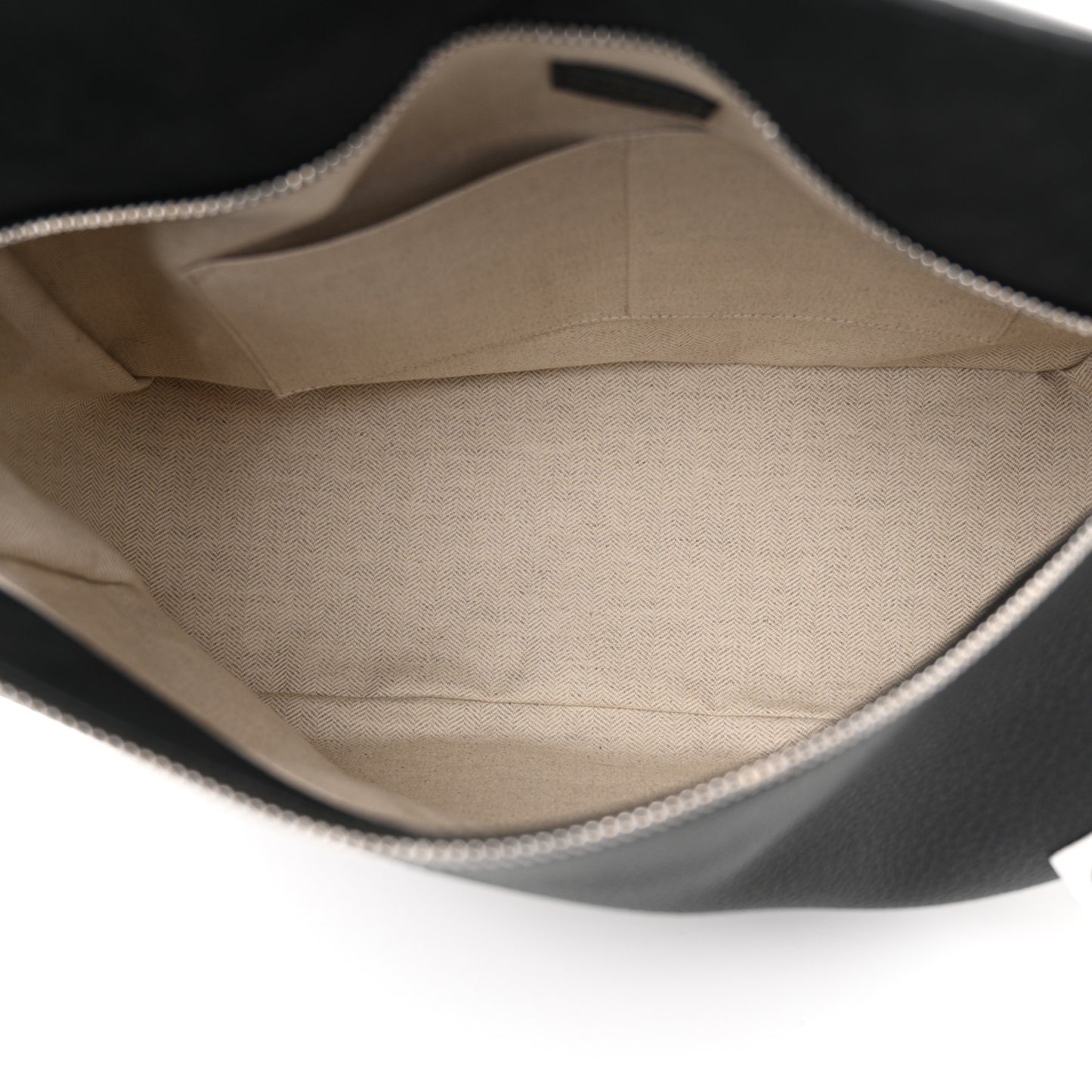 Calfskin Large Puzzle Edge Bag Black