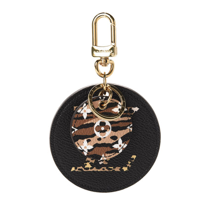 Louis Vuitton Monogram Giant Jungle Bag Charm Key Holder Black 2 of 6