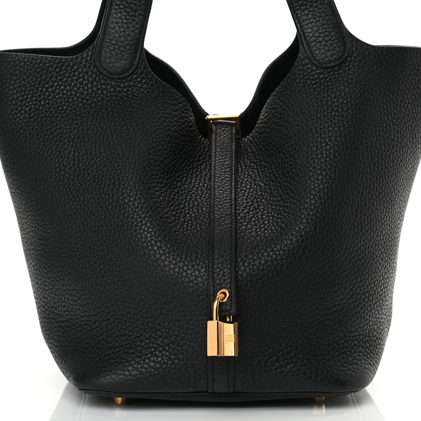 Taurillon Clemence Picotin Lock 22 MM Black