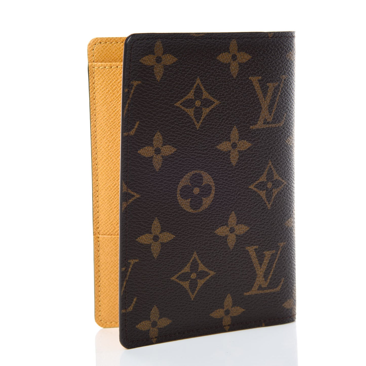 Monogram My LV Heritage Passport Cover Yellow Violet